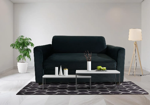 Monroe 2 Seater Sofa (Black)