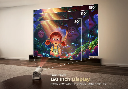 1080P & 4K Support Android Smart Projector (3000 Lumens)